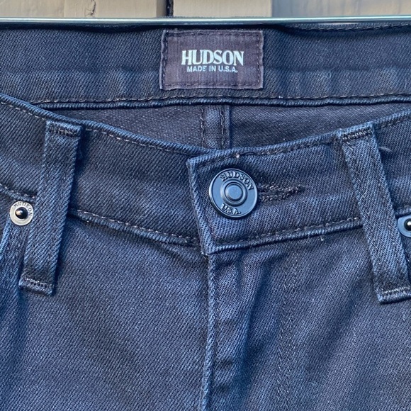 Hudson Colette Midrise Skinny Jeans, Color BLKl, Women’s 5 Pocket, Size 27 - Picture 2 of 13